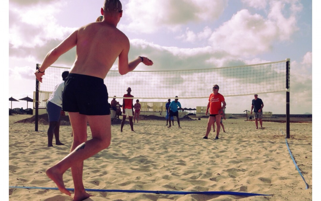 … Beachvolleyball spielen